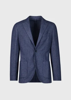 Paul Stuart Blazers & Jackets^Plaid Garment Dyed Jacket Blue
