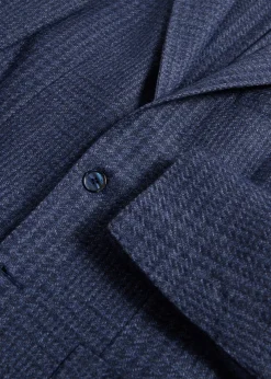 Paul Stuart Blazers & Jackets^Plaid Garment Dyed Jacket Blue