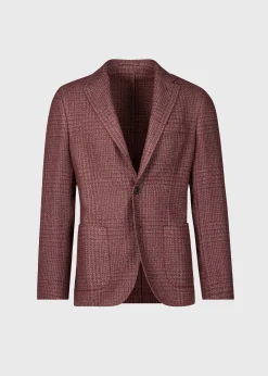 Paul Stuart Blazers & Jackets^Plaid Garment Dyed Jacket Plum
