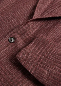 Paul Stuart Blazers & Jackets^Plaid Garment Dyed Jacket Plum