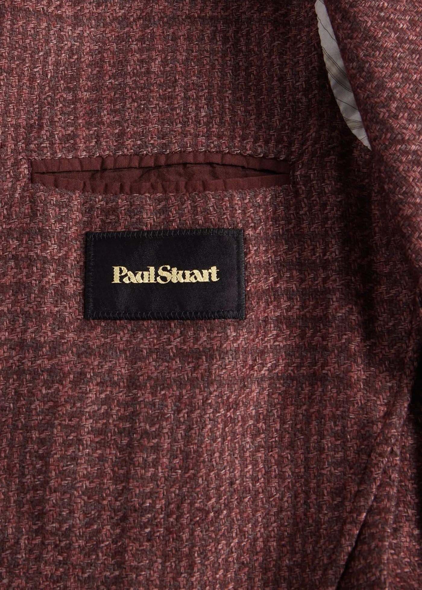 Paul Stuart Blazers & Jackets^Plaid Garment Dyed Jacket Plum