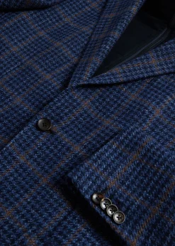 Paul Stuart Blazers & Jackets|Outerwear^Plaid Jacket With Removable Vest Blue