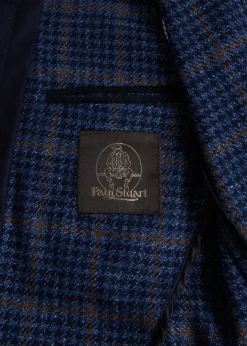 Paul Stuart Blazers & Jackets|Outerwear^Plaid Jacket With Removable Vest Blue