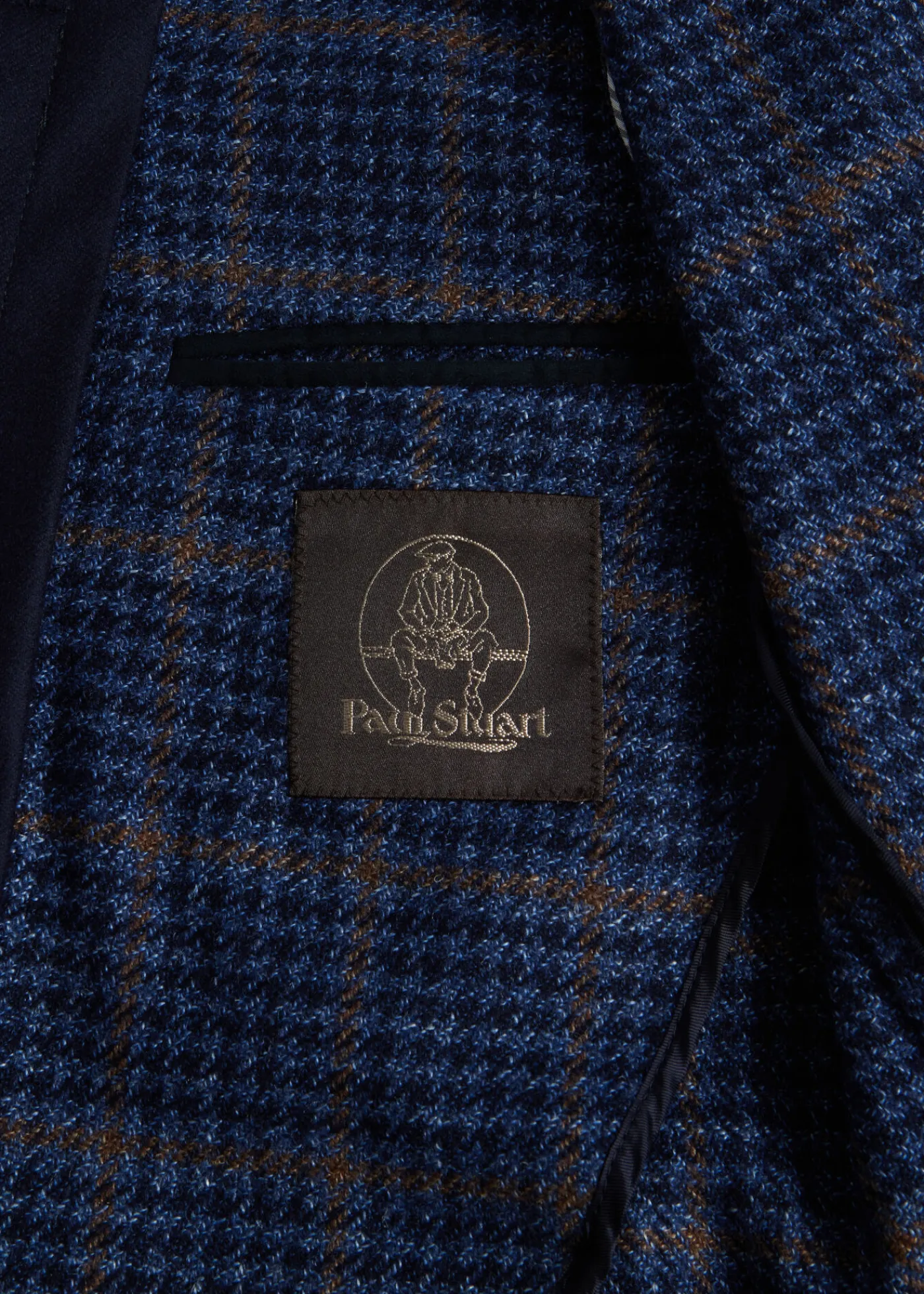 Paul Stuart Blazers & Jackets|Outerwear^Plaid Jacket With Removable Vest Blue