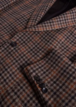 Paul Stuart Blazers & Jackets|Vests^Plaid Jacket WithRemovable Vest Brown
