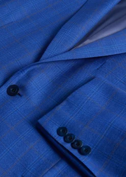 Paul Stuart Blazers & Jackets^Plaid Stuart Jacket Mid Blue