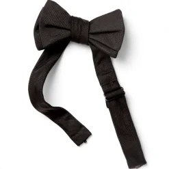 Paul Stuart Ties|Formal Shop^Pre-Tied Grosgrain Formal Bow Tie Black