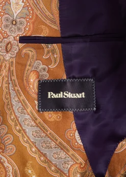 Paul Stuart Blazers & Jackets^Printed Paisley Linen Jacket Gold