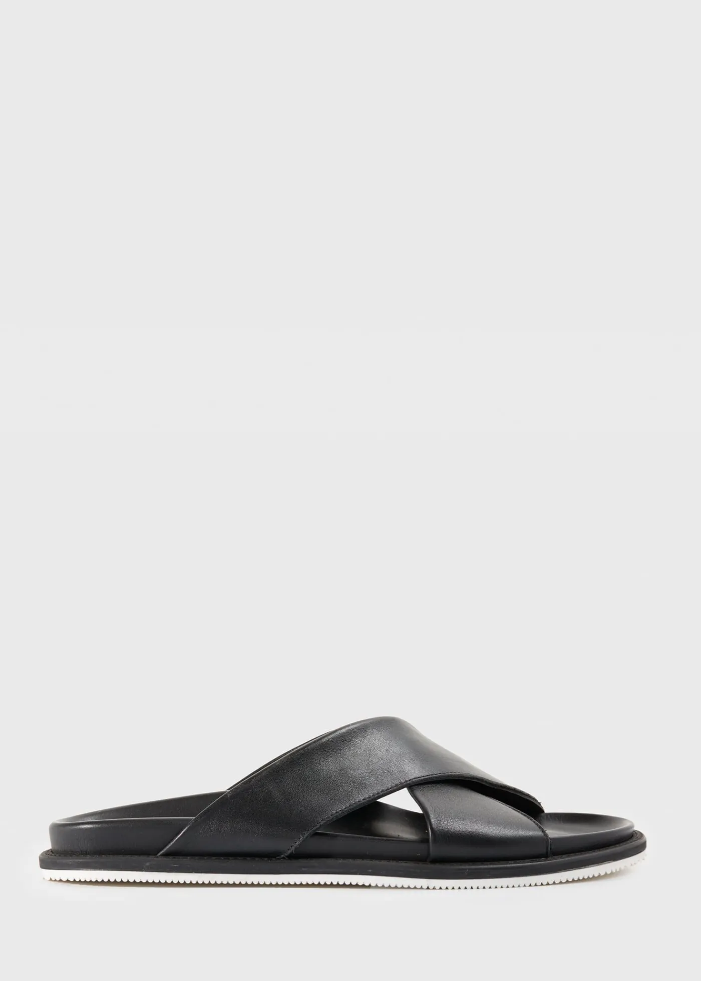 Paul Stuart Sandals^Punta Leather Slide Black