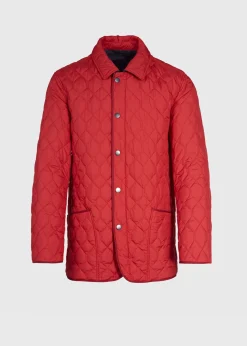 Paul Stuart Outerwear^Quilted Barn Jacket Red
