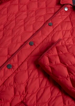 Paul Stuart Outerwear^Quilted Barn Jacket Red