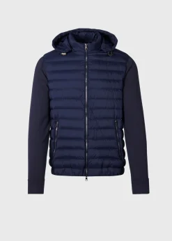 Paul Stuart Outerwear^Quilted Jacket With Hood Navy