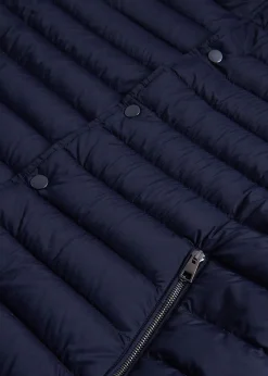 Paul Stuart Vests|Outerwear^Quilted Nylon Vest Navy