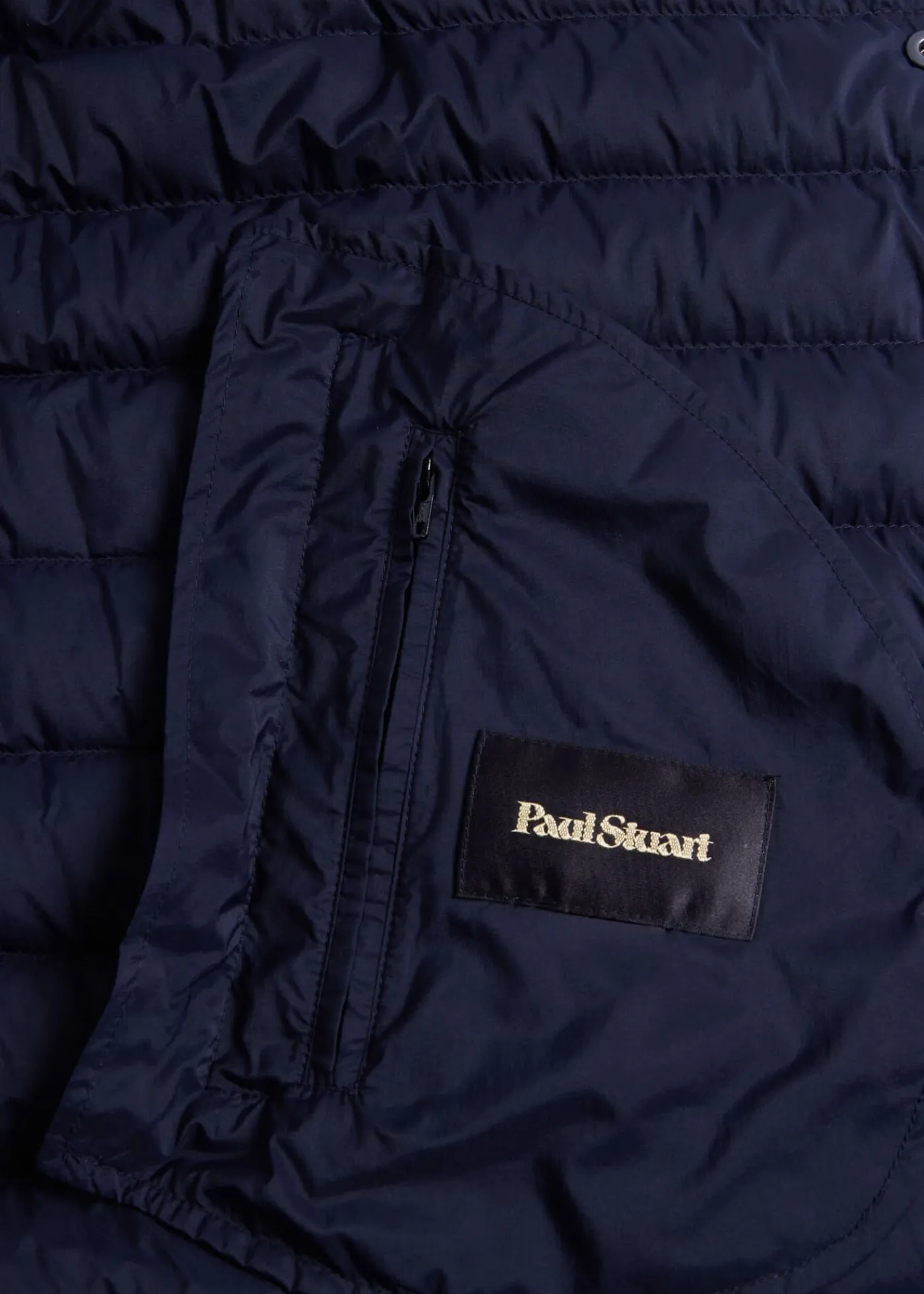 Paul Stuart Vests|Outerwear^Quilted Nylon Vest Navy