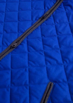 Paul Stuart Vests|Outerwear^Quilted Wool Flannel Vest Royal Blue