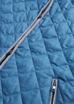 Paul Stuart Vests|Outerwear^Quilted Wool Flannel Vest Light Blue