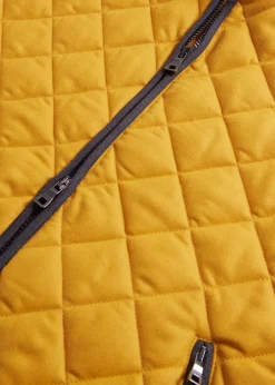 Paul Stuart Vests|Outerwear^Quilted Wool Flannel Vest Gold