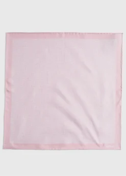 Paul Stuart Pocket Squares^Reversible Silk Plaid Pocket Square Pink