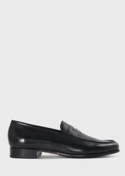 Paul Stuart Loafers^Ritz Leather Penny Loafer Black