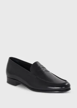 Paul Stuart Loafers^Ritz Leather Penny Loafer Black