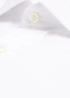 Paul Stuart Dress Shirts^140s Cotton Slim Fit Dress Shirt White