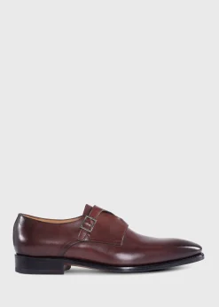 Paul Stuart Monk Straps^Samson Monk Strap Brown