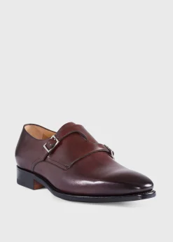 Paul Stuart Monk Straps^Samson Monk Strap Brown