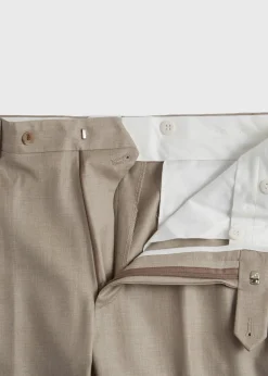 Paul Stuart Dress Pants|Pants^ Super 130s Plain Front Trouser Sand