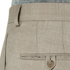 Paul Stuart Dress Pants|Pants^ Super 130s Plain Front Trouser Sand