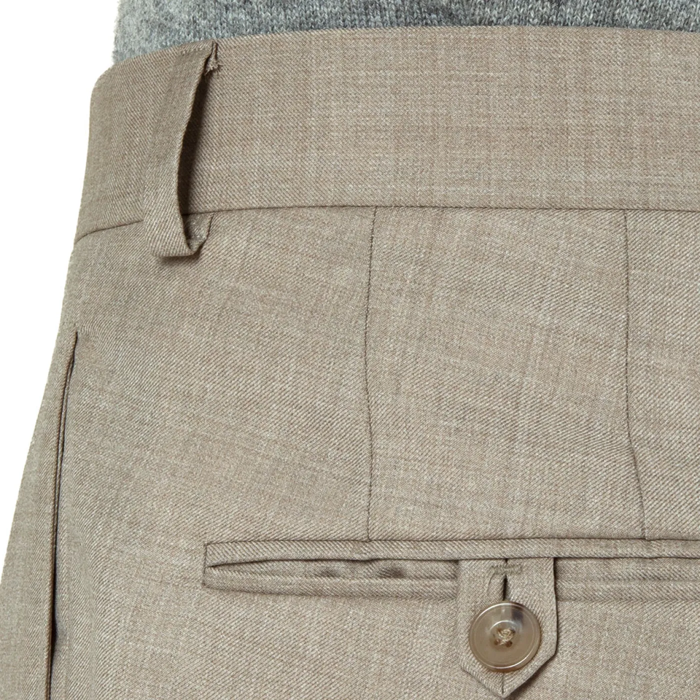 Paul Stuart Dress Pants|Pants^ Super 130s Plain Front Trouser Sand