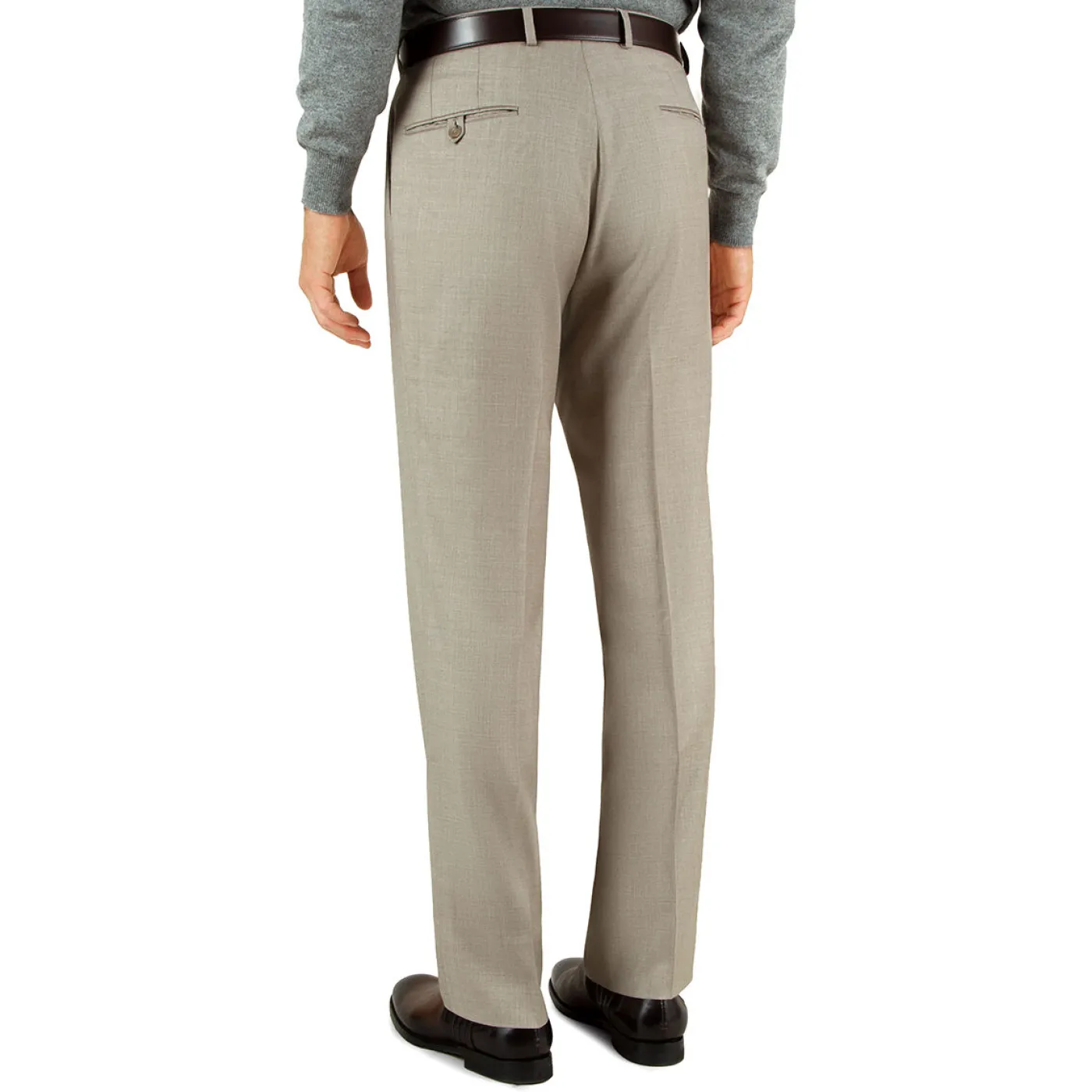 Paul Stuart Dress Pants|Pants^ Super 130s Plain Front Trouser Sand