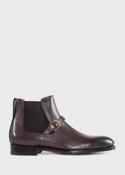 Paul Stuart Boots^Sawyer Chelsea Boot Dark Brown