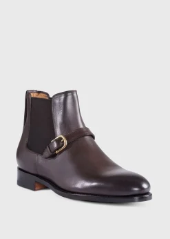 Paul Stuart Boots^Sawyer Chelsea Boot Dark Brown