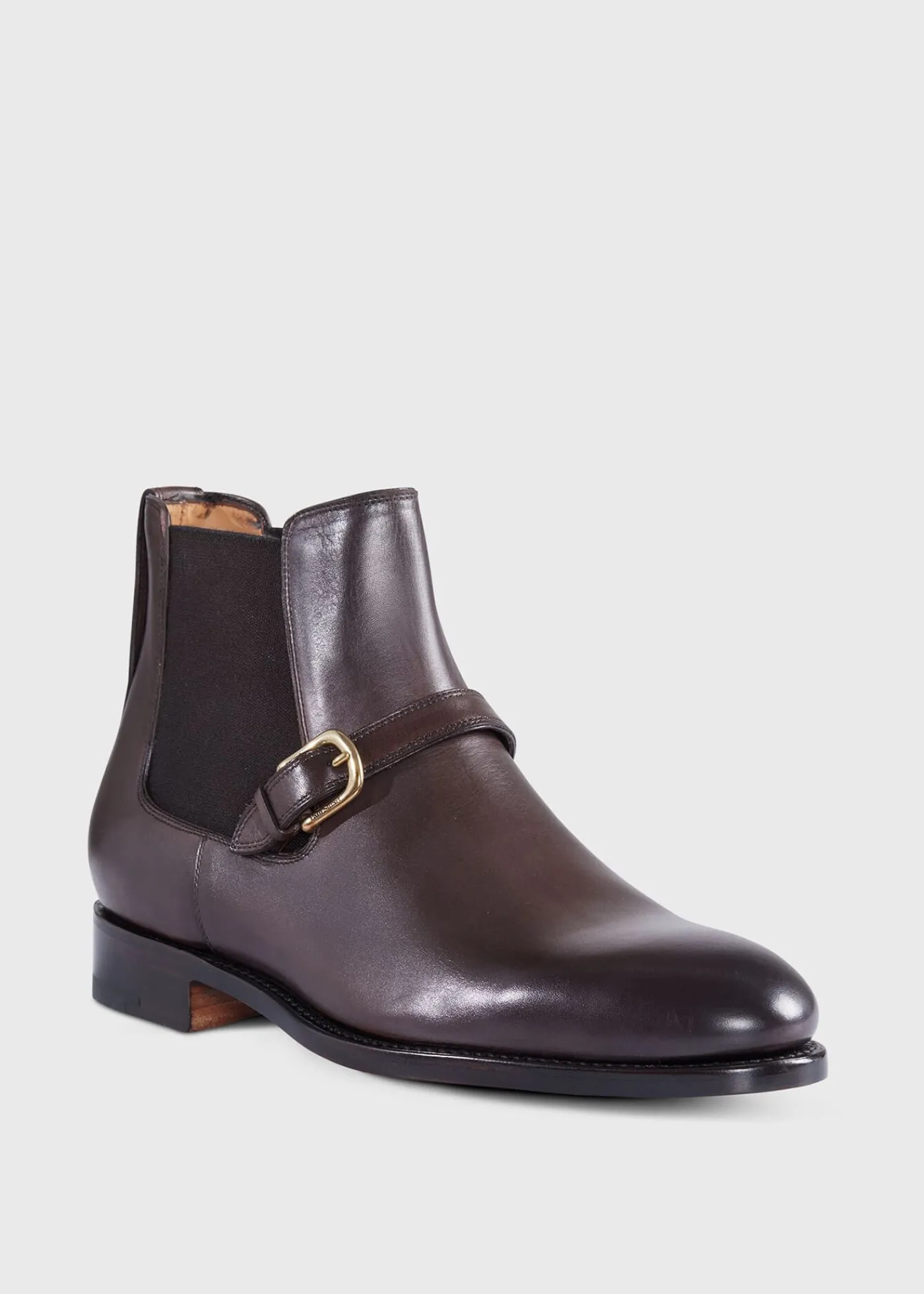 Paul Stuart Boots^Sawyer Chelsea Boot Dark Brown