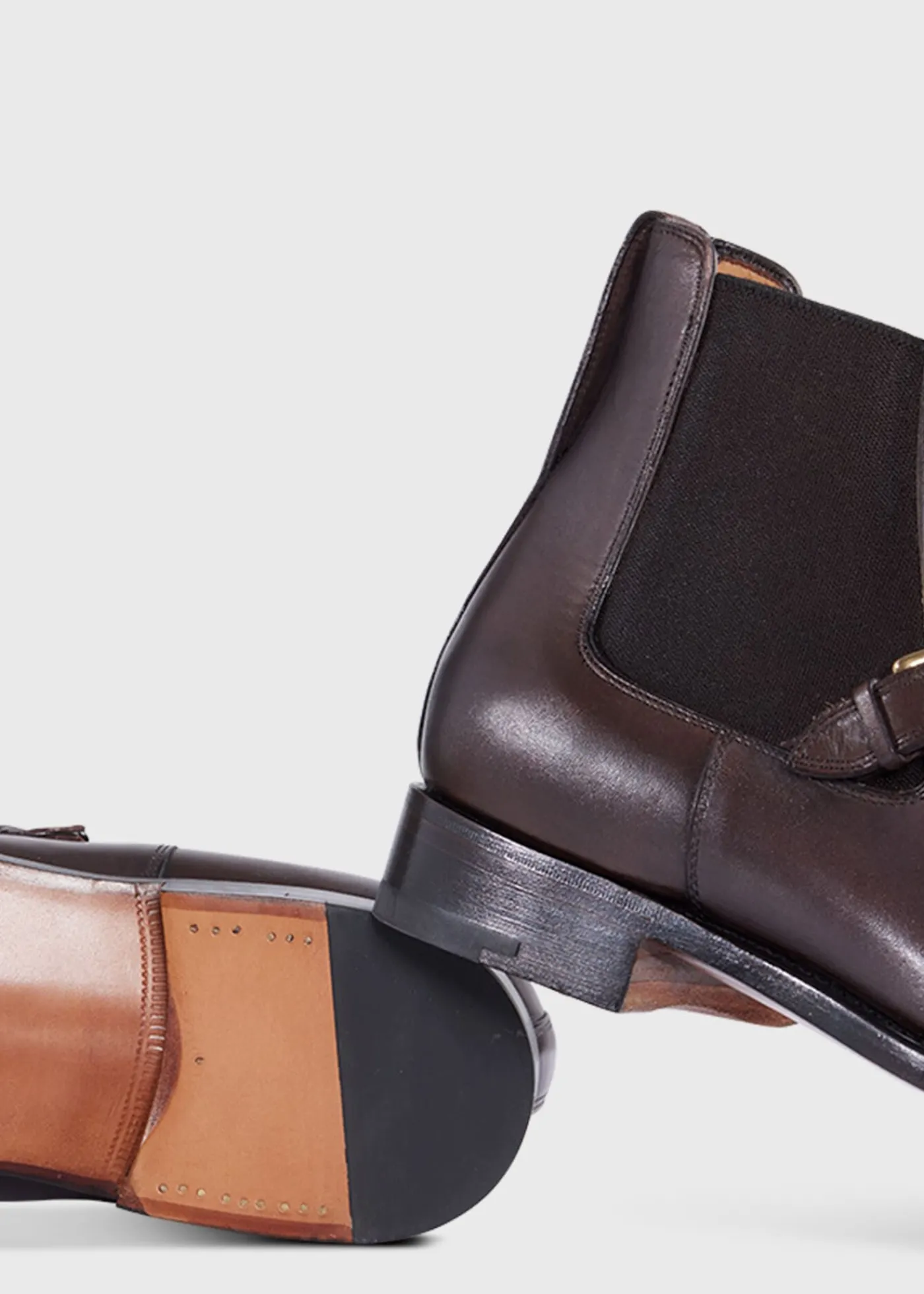 Paul Stuart Boots^Sawyer Chelsea Boot Dark Brown
