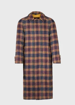 Paul Stuart Overcoats|Outerwear^Shetland Wool A-Line Coat Multi