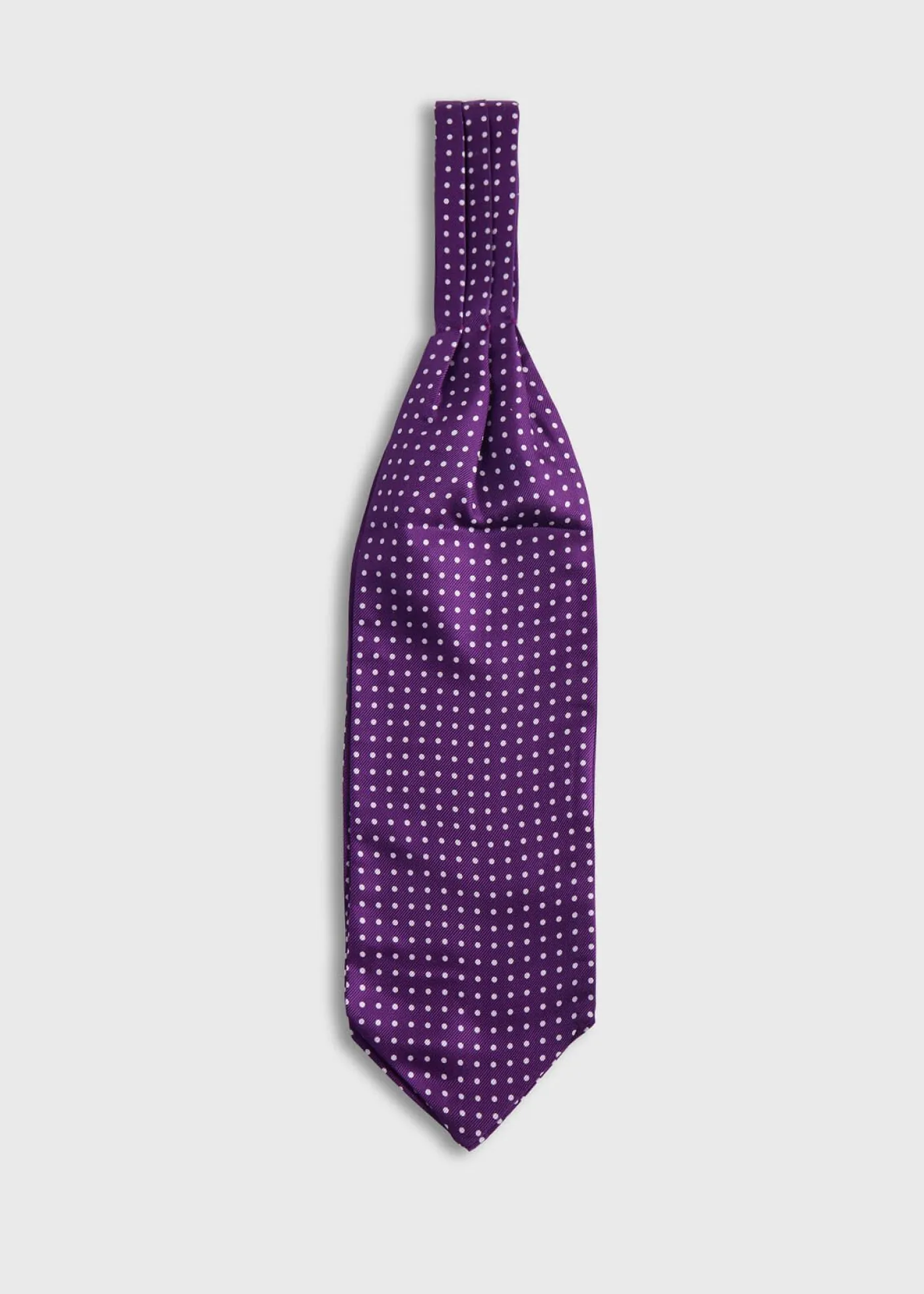 Paul Stuart Ties|Ascots^Silk Dot Ascot Purple