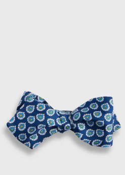 Paul Stuart Ties|Formal Shop^Silk Twill Micro Floral Bow Tie Blue