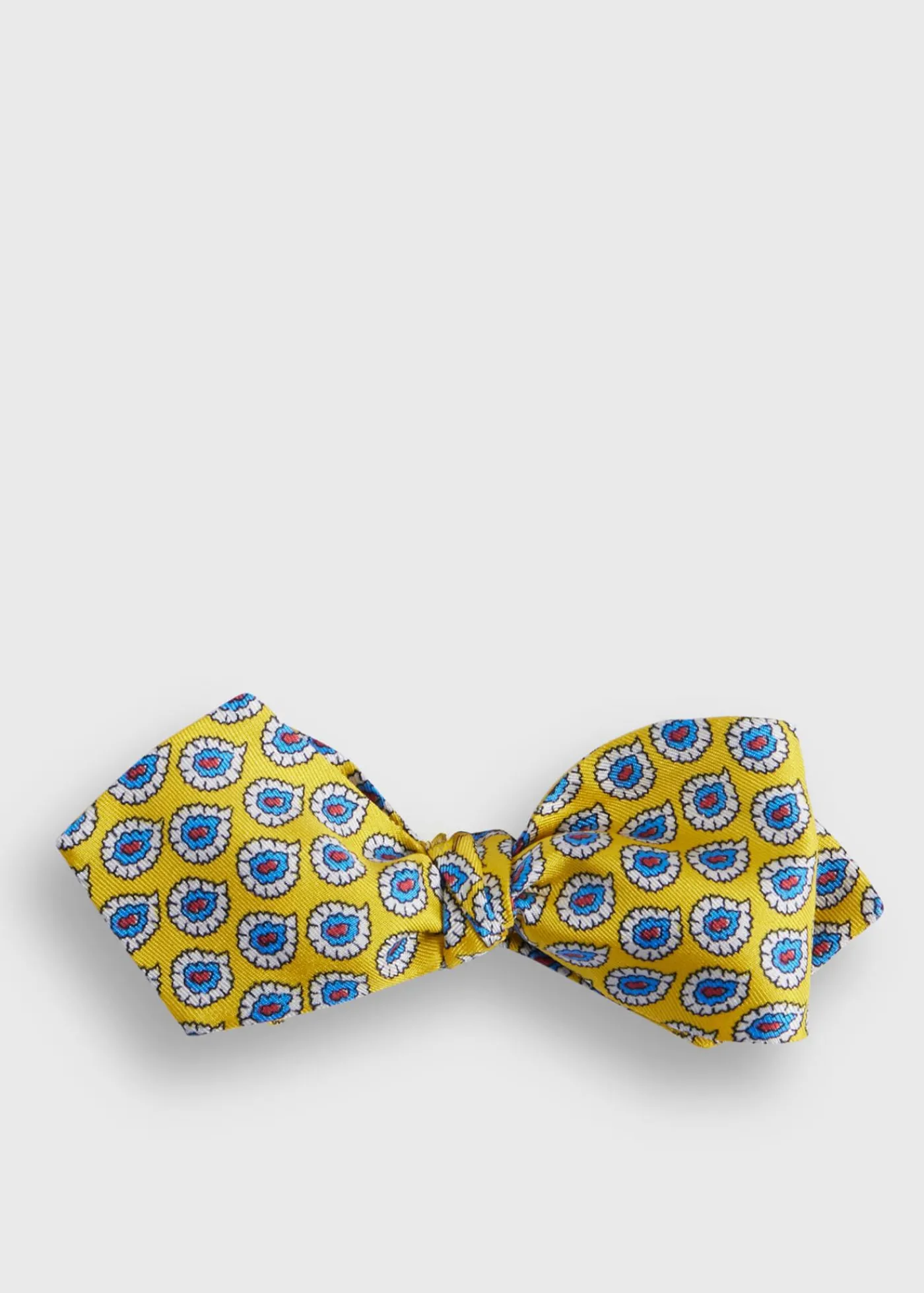 Paul Stuart Ties|Formal Shop^Silk Twill Tossed Paisley Bow TIe Yellow