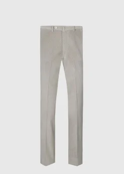 Paul Stuart Dress Pants|Pants^Soft Corduroy Dress Trouser Light Grey