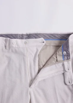 Paul Stuart Dress Pants^Soft Corduroy Dress Trouser Ice White