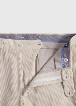 Paul Stuart Dress Pants^Soft Corduroy Dress Trouser Ivory