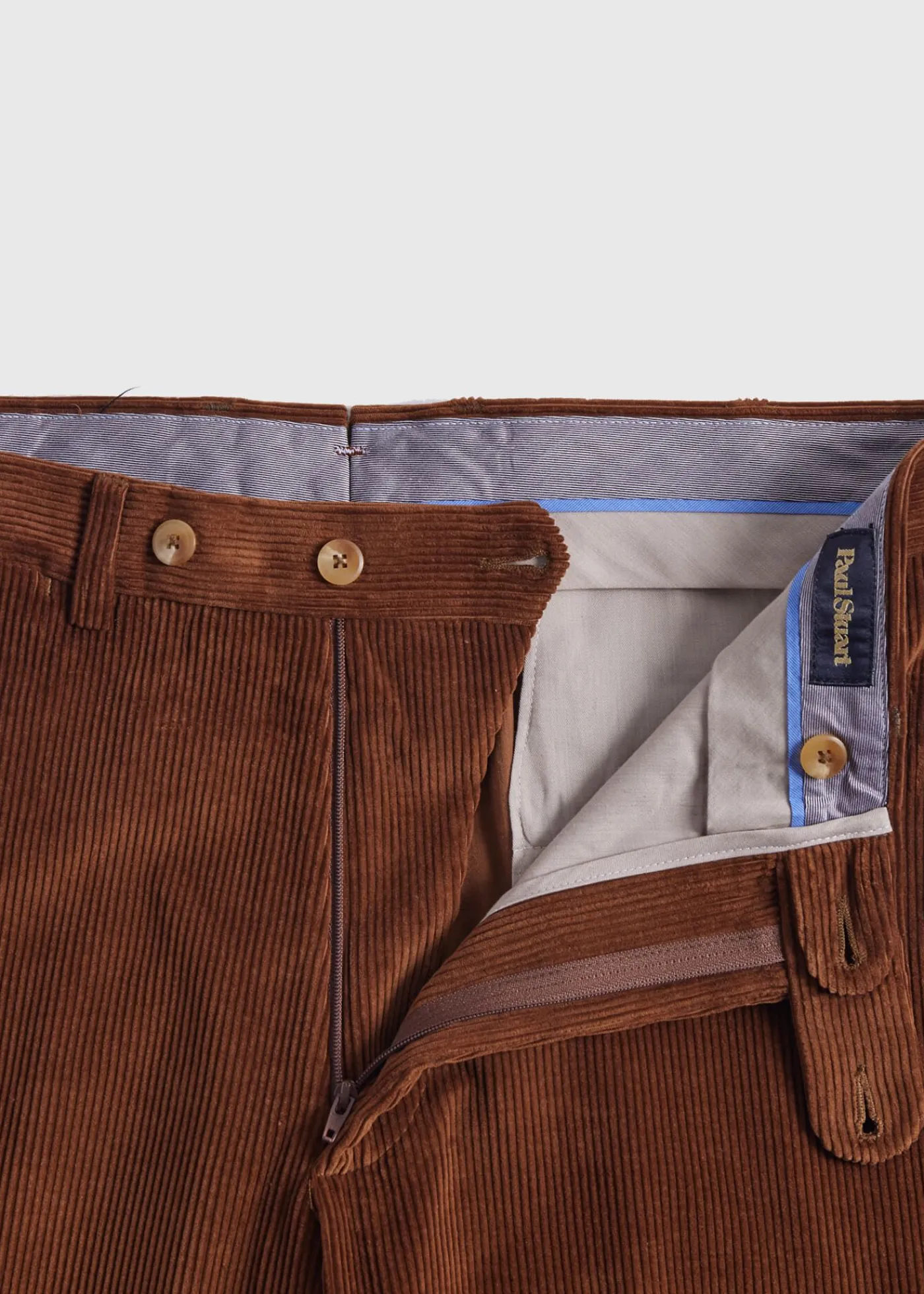Paul Stuart Dress Pants^Soft Corduroy Dress Trouser Brown