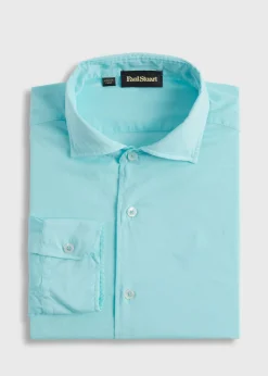 Paul Stuart Sport Shirts^Soft Cotton Sport Shirt Turquoise