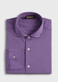 Paul Stuart Sport Shirts^Soft Cotton Sport Shirt Purple