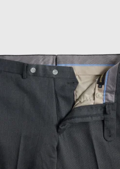 Paul Stuart Dress Pants|Pants^Soft Wool Twill Trouser Mid Grey