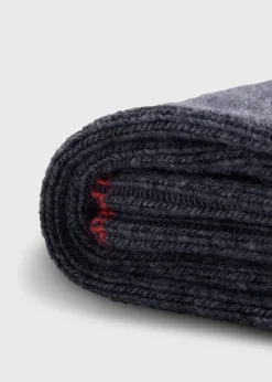 Paul Stuart Socks^Solid Color Sock Grey