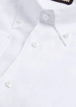Paul Stuart Sport Shirts^Solid Linen Sport Shirt White