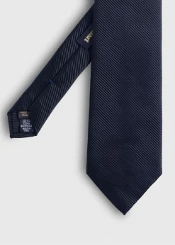 Paul Stuart Ties^Solid Mogador Tie Black