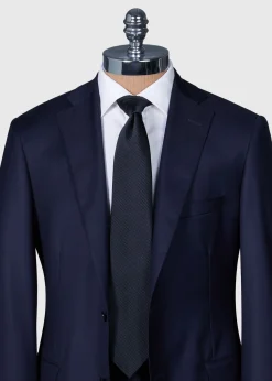 Paul Stuart Ties^Solid Mogador Tie Black